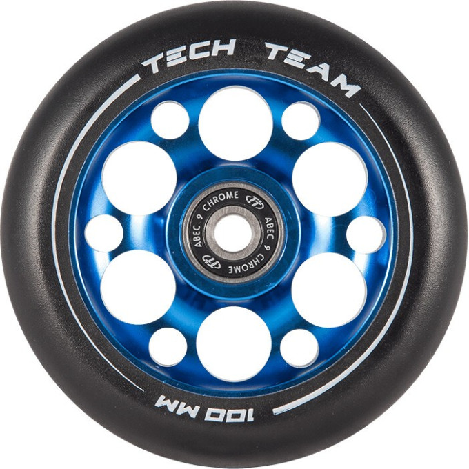 Колесо TECH TEAM для самоката X-Treme 100*24мм 5 Y black NN011122